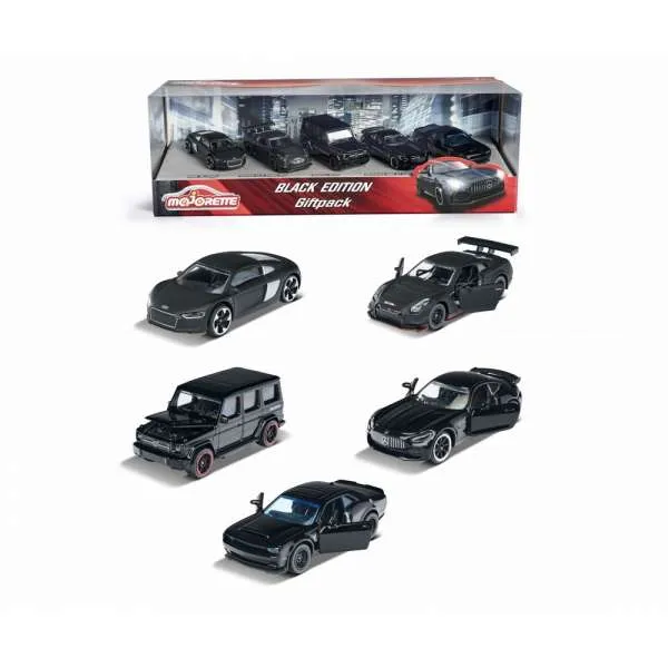 M2053174 MAJORETTE BLACK EDITION 5 VOZILA GIFTPACK 