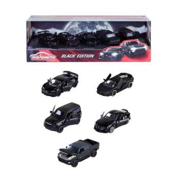 M2053191 MAJORETTE BLACK EDITION 5 VOZILA GIFTPACK 