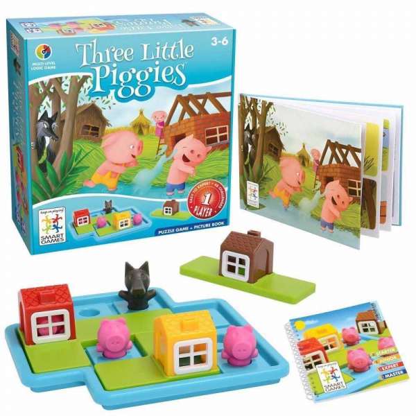 SMART PUZZLE THREE LITTLE PIGGES DELUX