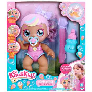 KINDY KIDS BUBBLE SING POPPI PEARL DOLL 