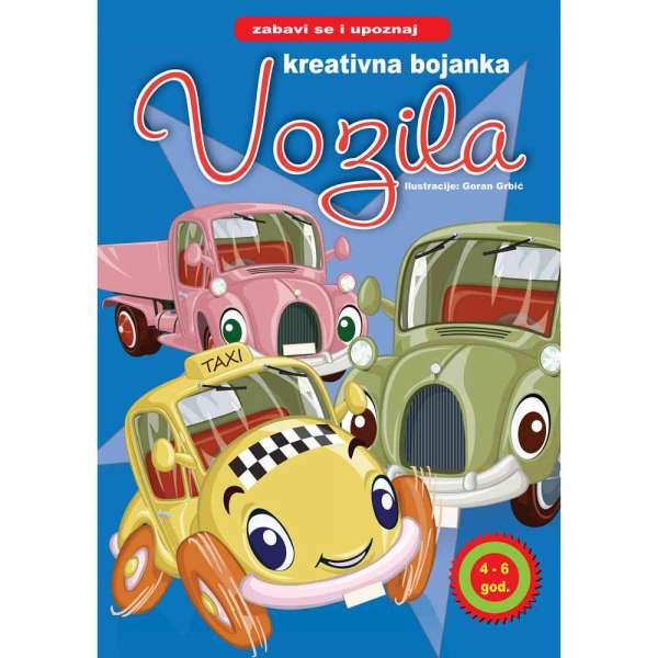 KREATIVNA BOJANKA - VOZILA 