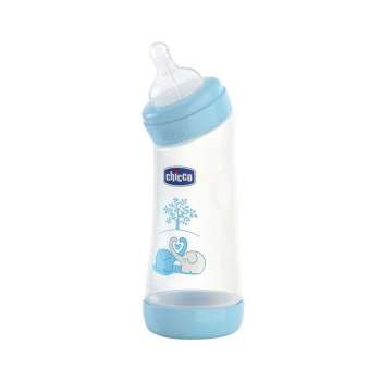 CHICCO ZAKRIVLJENA PP.BOCICA 250ML,SIL.1R.PLAVA 