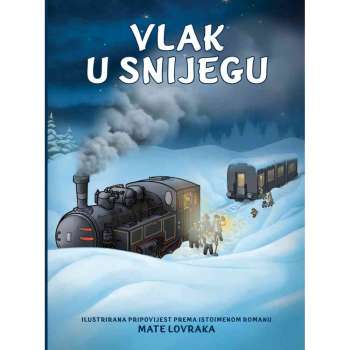 VLAK U SNIJEGU SLIKOVNICA 