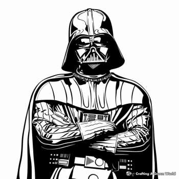 STAR WARS DARTH VADER BOJANKA S ZADACIMA 