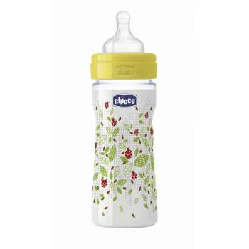 CHICCO PLASTICNA  BOCICA 250ML,SIL.DUDA,2RUPE 