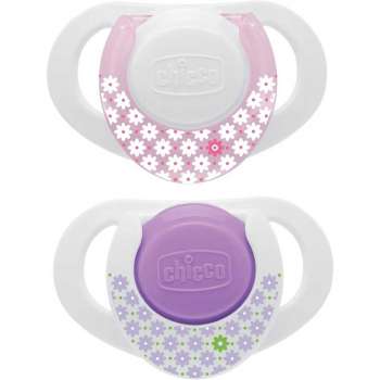 CHICCO DUDA VAR.PHYSIO  CAMPACT,SIL.ROZA,0-6M,2KOM 