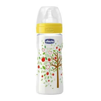 CHICCO PLASTICNA  BOCICA 330ML,SIL.DUDA,3 RUPE 