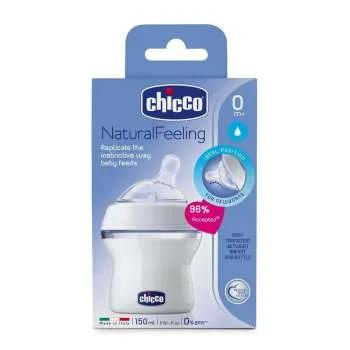 CHICCO BOCICA NATURAL FEELING 0M+ 150 ML REGUL 