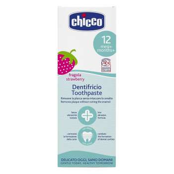 CHICCO PASTA ZA ZUBE JAGODA 50 ML 12M+ FLOURID 