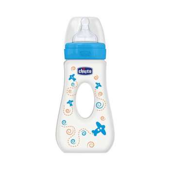 CHICCO BOCICA PC.S RUPOM 240ML,SIL.,3R,PLAVA,4M+ 