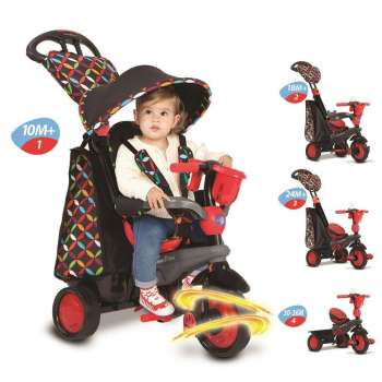 TRICIKL SMART TRIKE BOUTIQUE CRVENO CRNI 