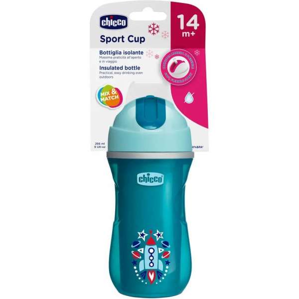 CHICCO CASA SPORT SA SLAMKOM 14M+, PLAVA 