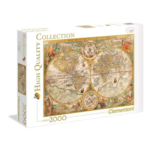 CLEMENTONI PUZZLE 2000 ANCIENT MAP