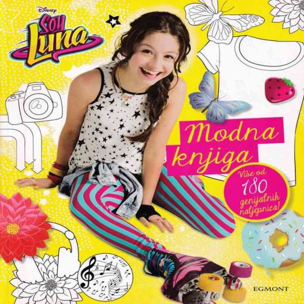 SOY LUNA MODNA KNJIGA S NALJEPNICAMA 