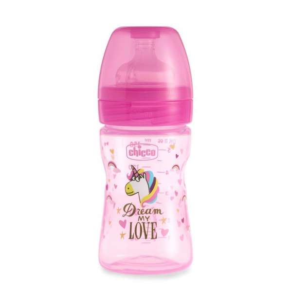 CHICCO PLASTICNA BOCICA FANTASTIC LOVE 150 ML, SIL. 