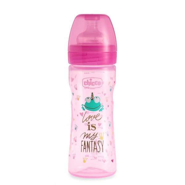 CHICCO PLASTICNA BOCICA FANTASTIC LOVE 250 ML, SIL. 