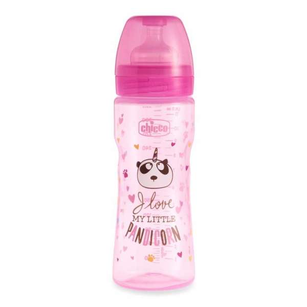 CHICCO PLASTICNA BOCICA FANTASTIC LOVE 330 ML, SIL. 