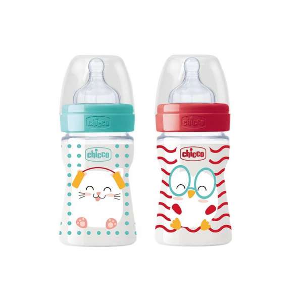 CHICCO PLASTICNA BOCICA 150ML, SIL.DUDA, POPFRIENDS 