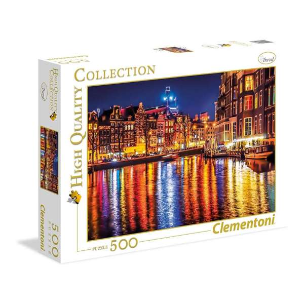 CLEMENTONI PUZZLE 500 AMSTERDAM