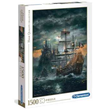 CLEMENTONI PUZZLE 1500 HQC THE PIRATES SHIP