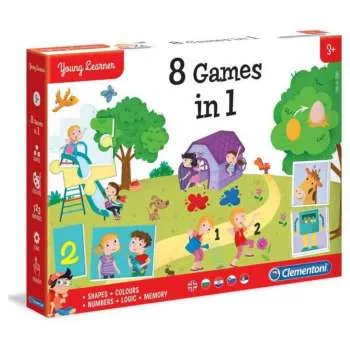 CLEMENTONI NEW 8 GAMES IN 1 