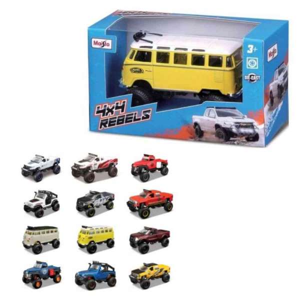 MAISTO METALNO AUTO 4X4 REBELS 