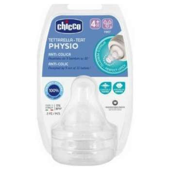 CHICCO SILIKONSKA DUDA ZA BOCICU PERFECT5 4M+, 3 RUPICE, 2PCS 