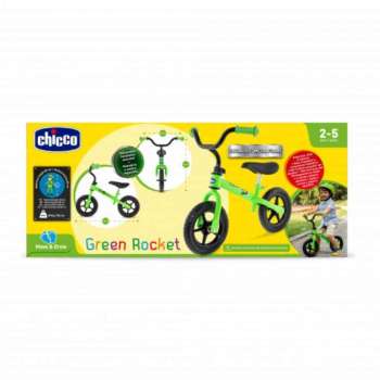 CHICCO BALANCE BICIKLO,  GREEN ROCKET 