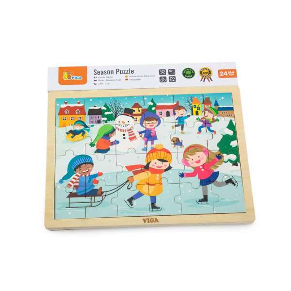 DRVENE PUZZLE ZIMA
