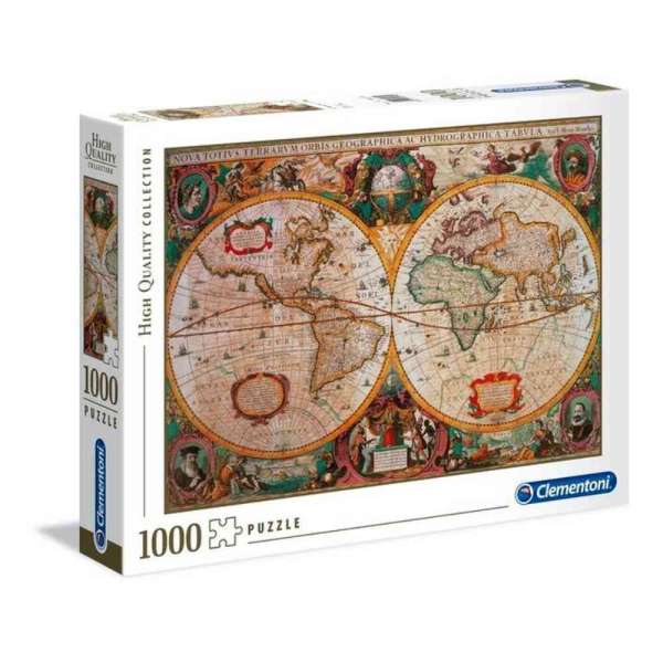 CLEMENTONI PUZZLE 1000 OLD MAP