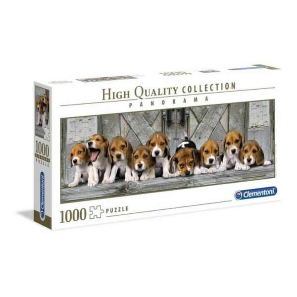 CLEMENTONI PUZZLE 1000 PANORAMA BEAGLES