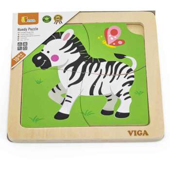 DRVENE PUZZLE ZEBRA 