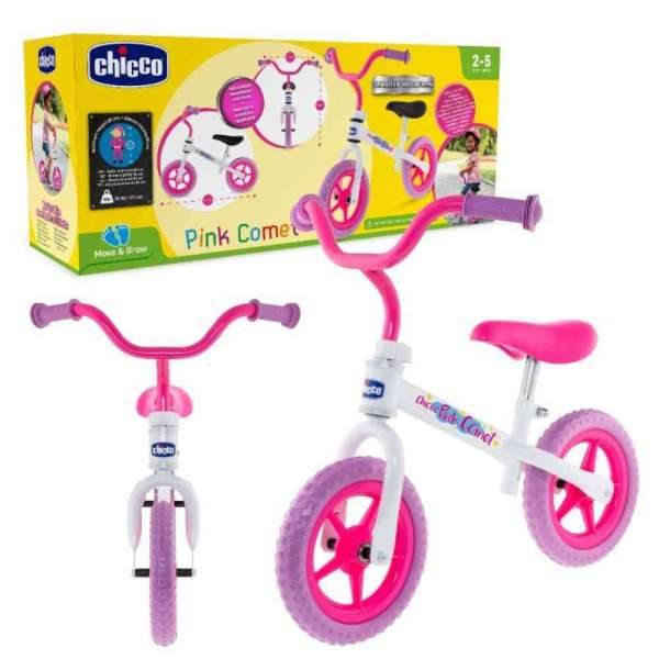 CHICCO BALANCE BICIKLO,  PINK COMET 