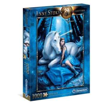 CLEMENTONI PUZZLE 1000 ANNE STOKES - BLUE MOON 