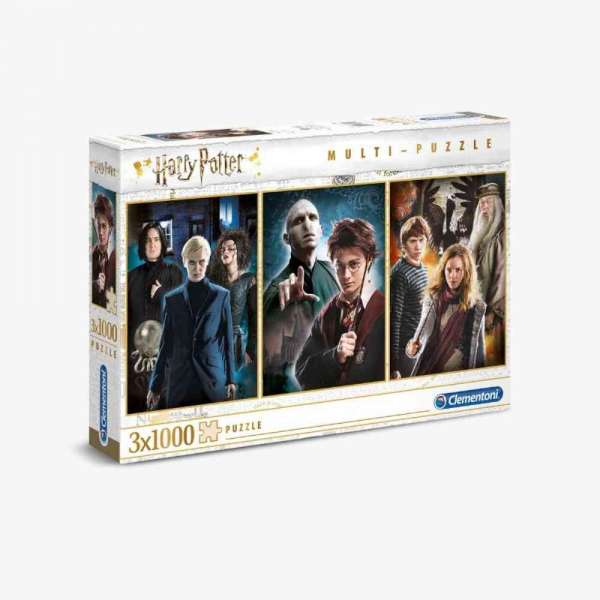 CLEMENTONI PUZZLE 3X1000 HARRY POTTER 