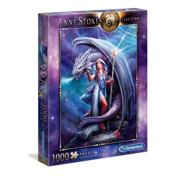 CLEMENTONI PUZZLE 1000 ANNE STOKES - DRAGON MAGE