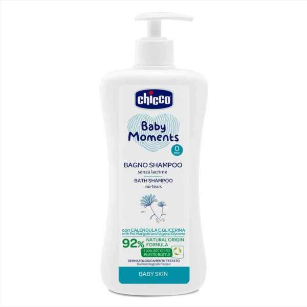 CHICCO KUPKA I SAMPON BABY MOMENTS, 500 ML 