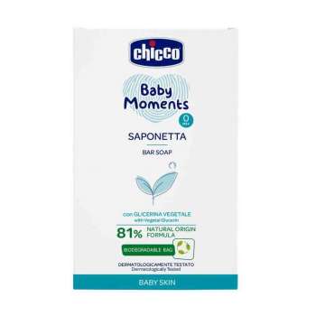 CHICCO MLIJECNI SAPUN BABY MOMENTS,100 GR 