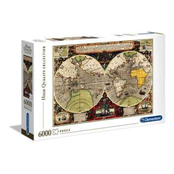 CLEMENTONI PUZZLE 6000 ANTIQUE NAUTICAL MAP