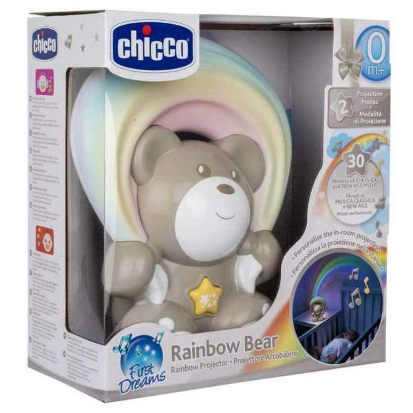 CHICCO PROJEKTOR RAINBOW BEAR, NEUTRAL 