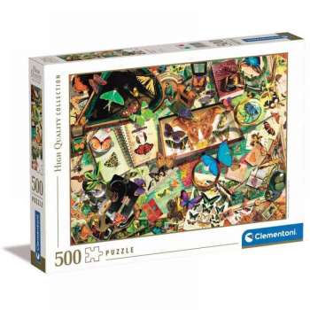 CLEMENTONI PUZZLE 500 THE BUTTERFLY COLLECTOR
