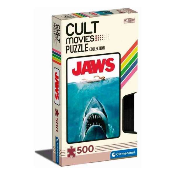 CLEMENTONI PUZZLE 500 HQC CULT MOVIES JAWS