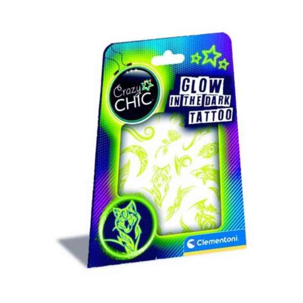 CRAZY CHIC TETOVAZE-GLOW IN THE DARK 