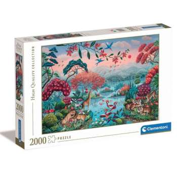 CLEMENTONI PUZZLE 2000 THE PEACEFUL JUNGLE