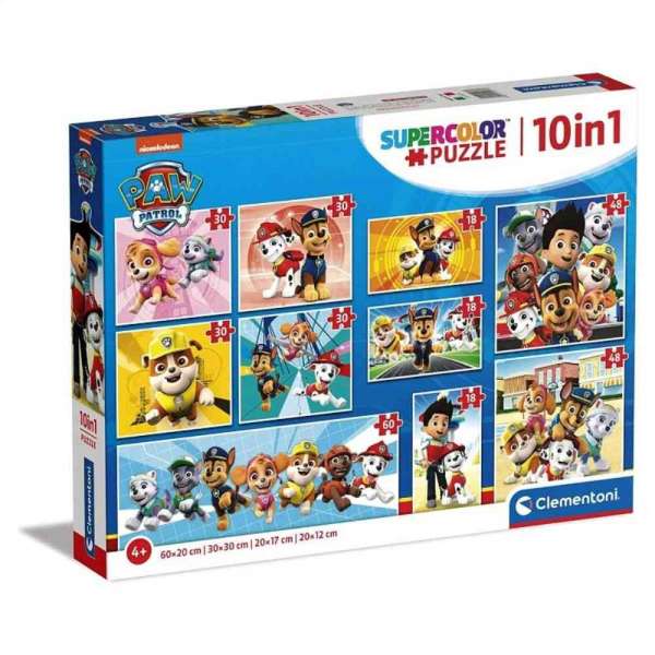 CLEMENTONI PUZZLE 10 IN 1 PAW PATROL 2022 