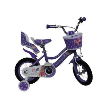 BICIKL 12 INCH/26627/CB-4 - GIRL- LJUBIČASTO BIJELA 