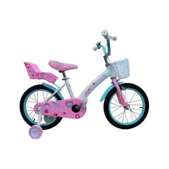 BICIKL 16 INCH/26629/KB005 - GIRL-PINK BIJELA 