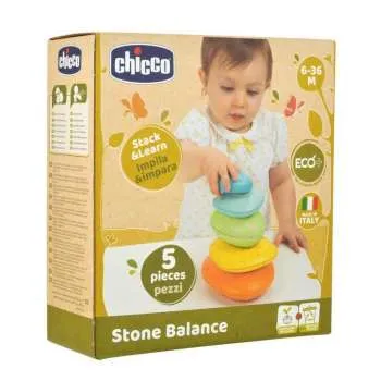 CHICCO ECO IGRAČKA SLAGAJUĆE KAMENJE 6-36 M 