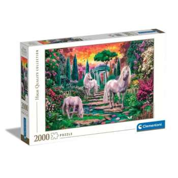 CL32575 PUZZLE 2000 CLASSICAL GARDEN UNICORNS 