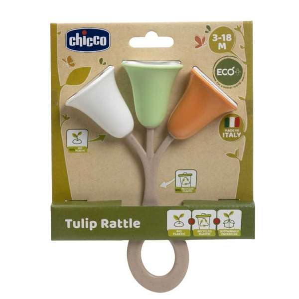 Zvečka tulipan ECO, 3m+ 